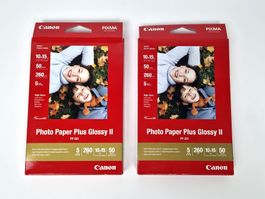 Canon Photo Paper Plus Glossy II 10 x 15 cm, 2 Stk.