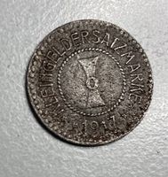 Münze, Kleingeldersatzmarke 1917, Stadt Mühlhausen!