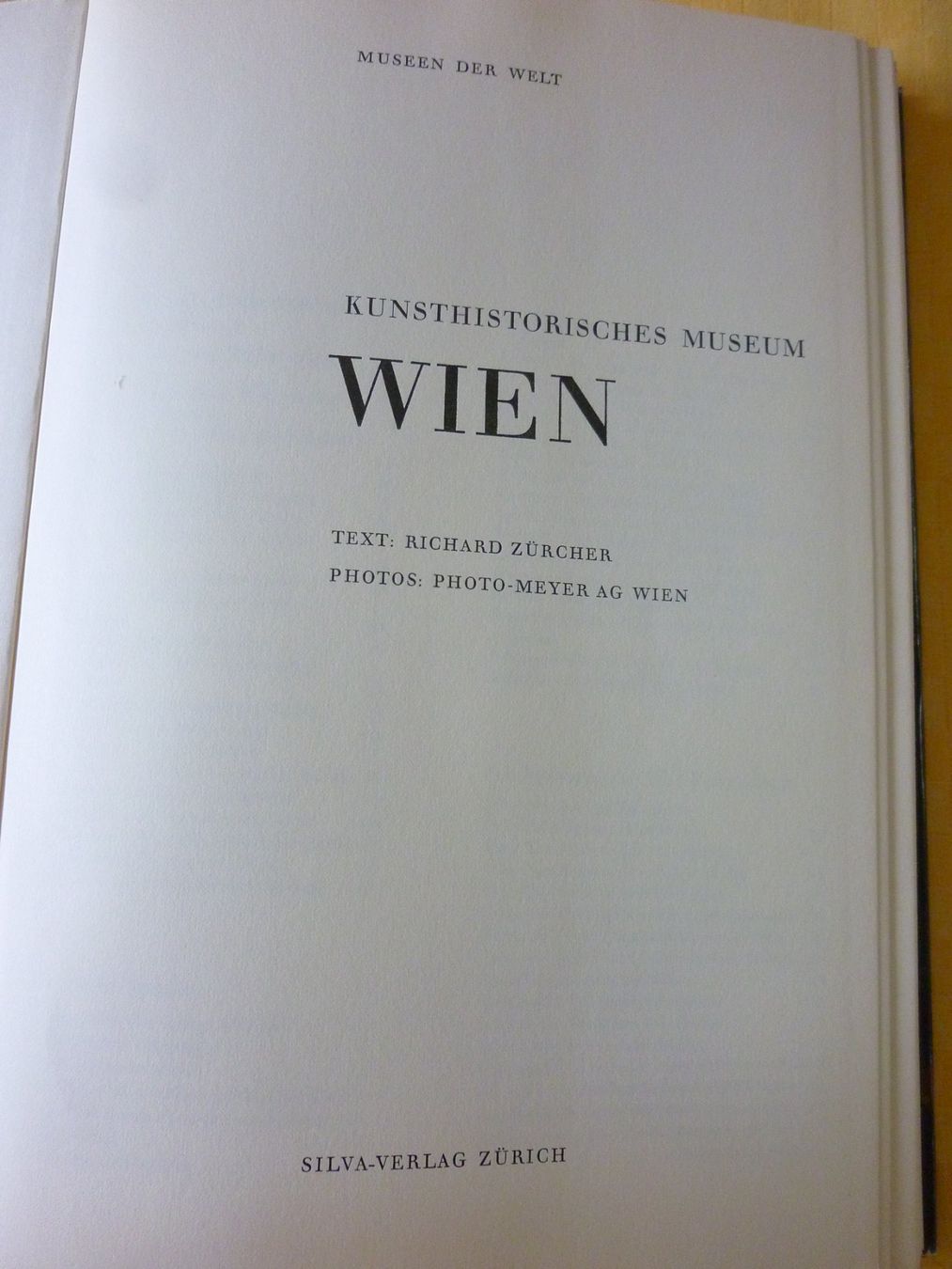 Bücher: Kunsthistorisches Museum Wien – Gebraucht aus Egg b. Zürich von MissMarple2 1
