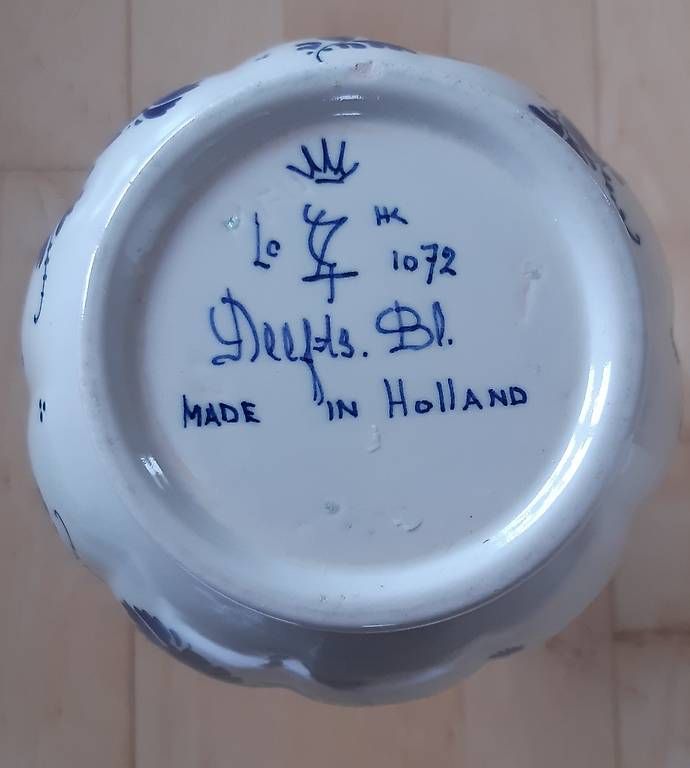 Vasi & Recipienti: Royal Delft blau-weisse Vase – Usato da Schaan venduto da jud_59jg 4