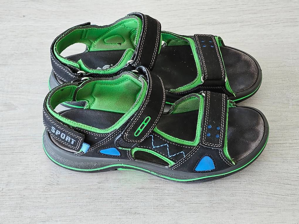 Schuhe für Jungen: IMAC Kinder Sandalen Gr. 38 Echte Ledersohle – Gebraucht aus Zug von nikspk 2