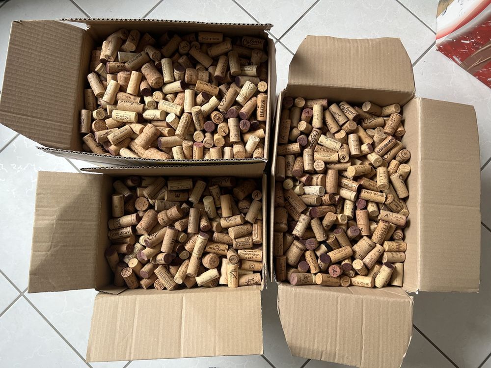 Grosse menge Korkzapfen ca. 60l sack voll | Kaufen auf Ricardo