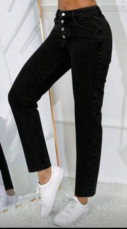 Jeans schwarz L Hose Jeanshose