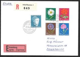 FDC Pro Juventute Serie 1963 J200L - J204L ET 30.11.1963