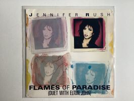Jennifer Rush Single - Flames Of Paradise / Call My Name