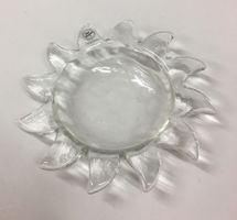 Glasi Hergiswil Glas-Schale Sonne, Handarbeit