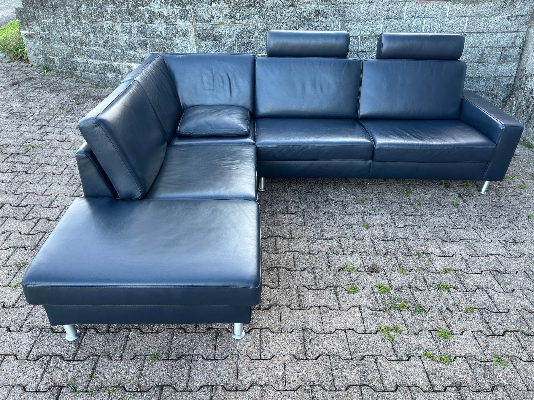 Pfister Divani: Ewald Schillig Ecksofa aus Echtleder – Usato da Feldbach venduto da Olive1 4