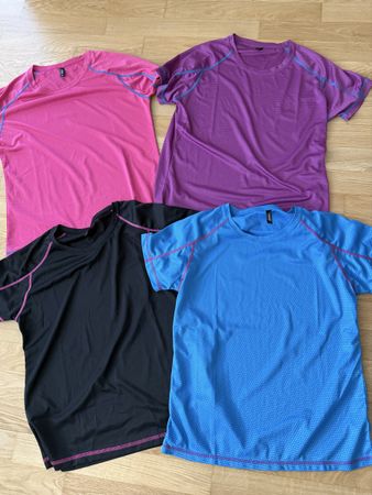 4 Damen Sport T-Shirts Grösse XL