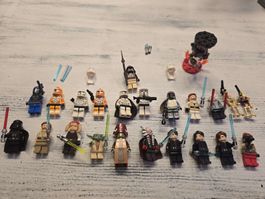 21 stk Lego Star Wars  Figuren aus alten Sets