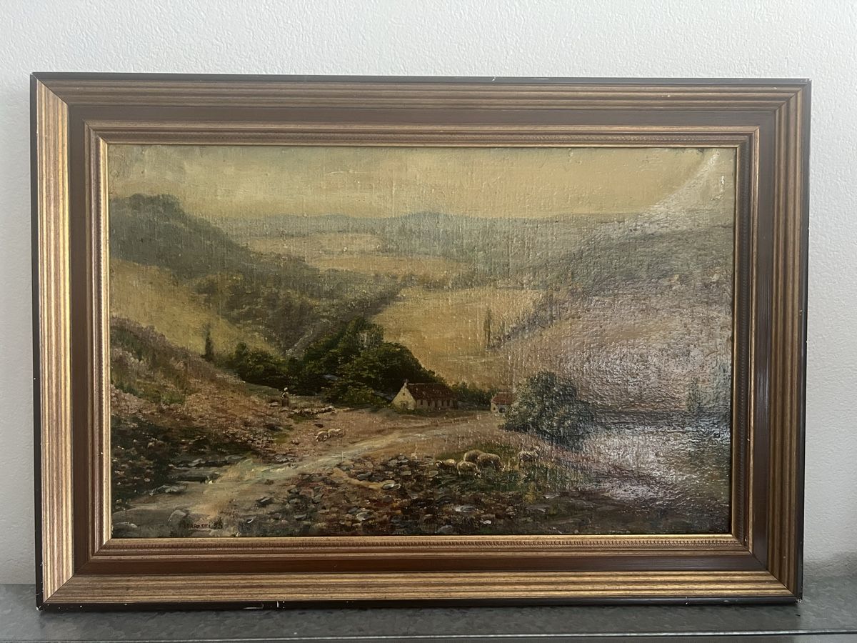 Dipinti: Huile sur panneau signé – Usato da Basel venduto da La.Bonne.affaire