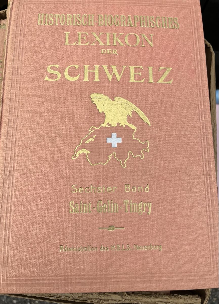 Libri: Historisch-biographisches Lexikon der Schweiz. – Usato da La Tour-de-Peilz venduto da Pansy02 1