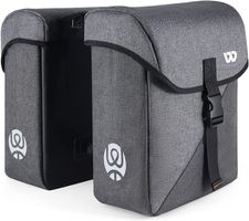 DOPPEL GEPÄCKTRÄGER FAHRRADTASCHE 35L - VELO DOPPELTASCHE