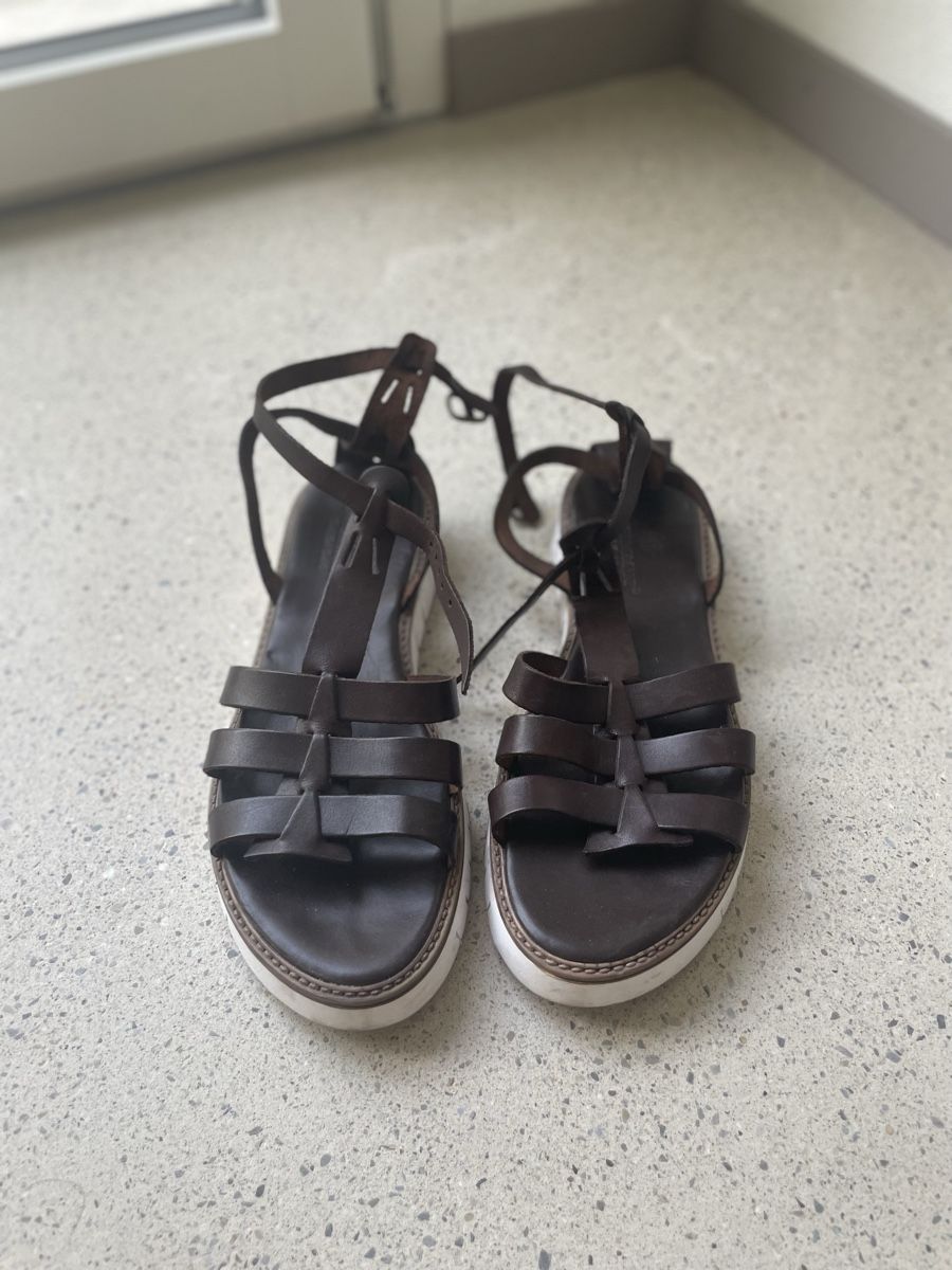 Scarpe da donna: Leder Sandalen Antichi Romani Gr. 40 – Nuovo (secondo la descrizione) da Zürich venduto da Mary233 1