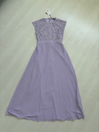 NEU!! Anna Field Kleid Lila Spitze Grösse 38 neu mit Etikett