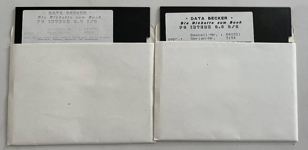 PCs: PC INTERN 2.0 Systemprogrammierung (Data Becker) + 2 Floppys – Gebraucht aus Rotkreuz von bizych 2