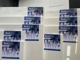 9 bespannte Keilrahmen Ecoplus (neu)