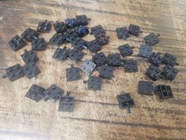 lego 4488 lot de 40 pièces Black Plate, Modified 2 x 2