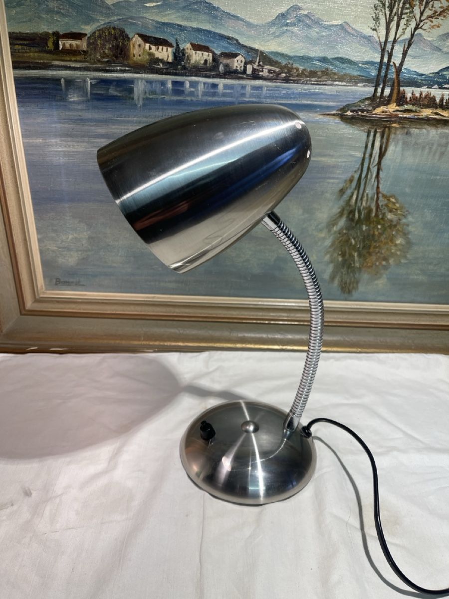 Lampade: Stylische Schreibtischlampe, Silber, Top Zustand! – Usato da dietikon venduto da fernando011 1