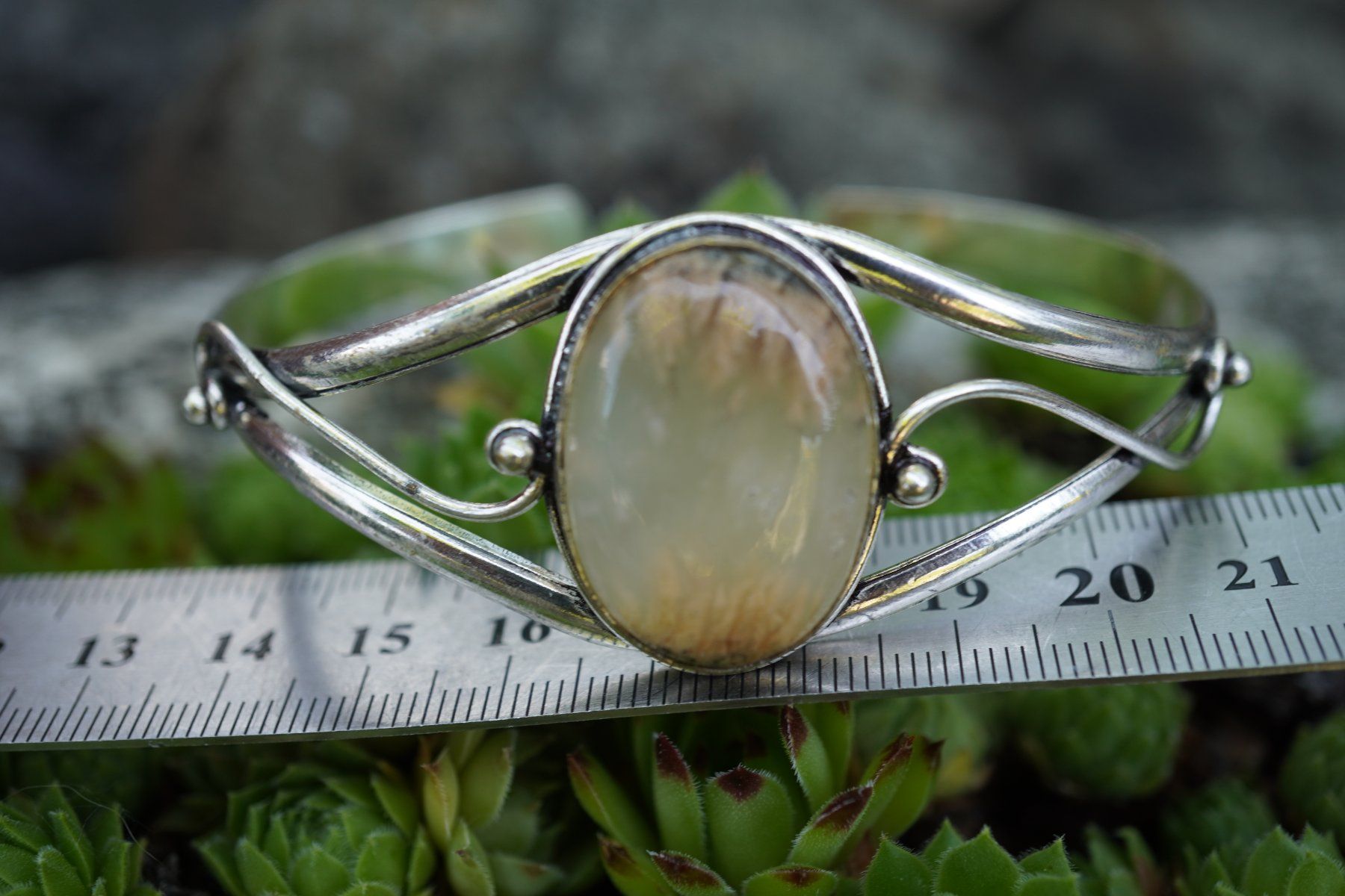 Minerali & Pietre curative: Phantom Achat    Arm Spange     ab  1.-     Räumung – Nuovo e nell'imballaggio originale da Eschenbach SG venduto da topstone