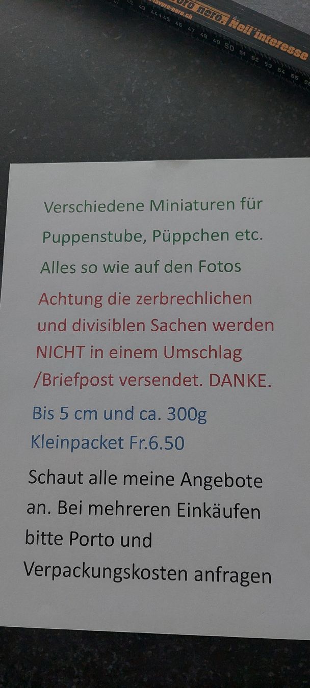 Giocattoli: 3 Miniaturen Püppchen – Usato da Muri AG venduto da nindo1 1