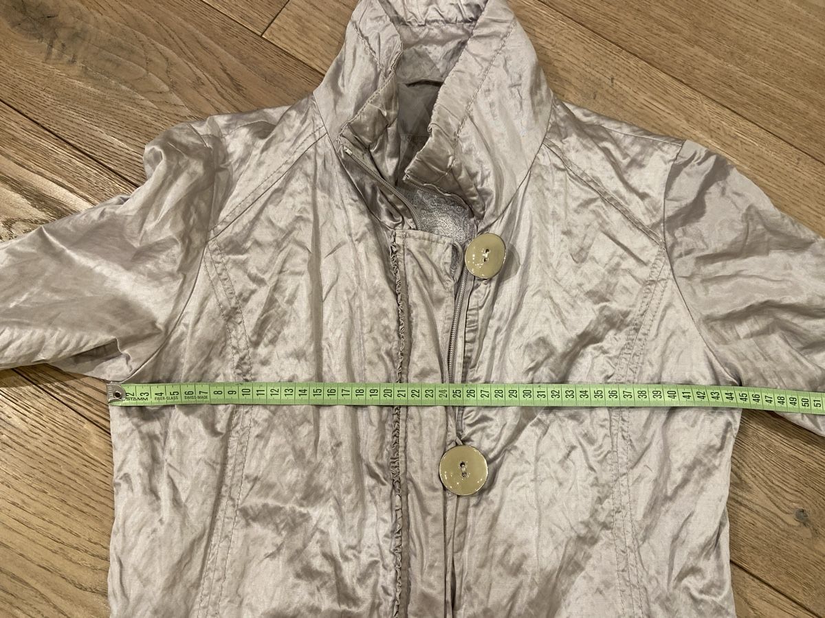Betty Barclay Giacche: Silber-Hellgraue leichte Betty Barcley Jacke/34 – Usato da Appenzell venduto da babet01 3
