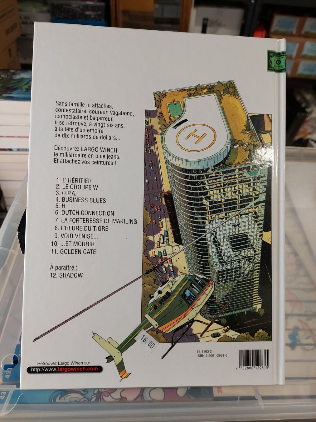 BD: Largo Winch - Golden Gate – D'occasion à Oberwil b. Zug par PrimaryBlue 1