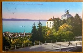 Rorschach - St. Annaschloss mit Bodensee 1924