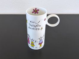 Tasse von leben-dig, lebendig, Herboristeria, Lächeln