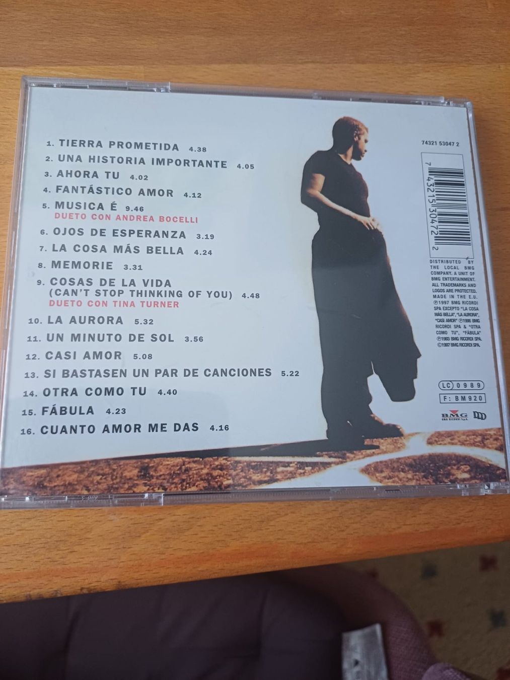 CD: Eros Ramazzotti, Eros, spanische Version – Usato da Schaffhausen venduto da Mysiri 1