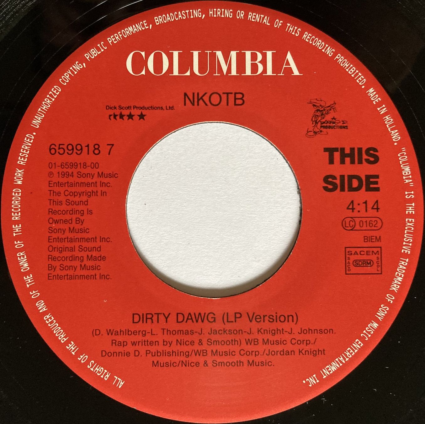 Vinyles: KNOTB - DIRTY DAWG – D'occasion à Bottens par hotter-than-hell 2