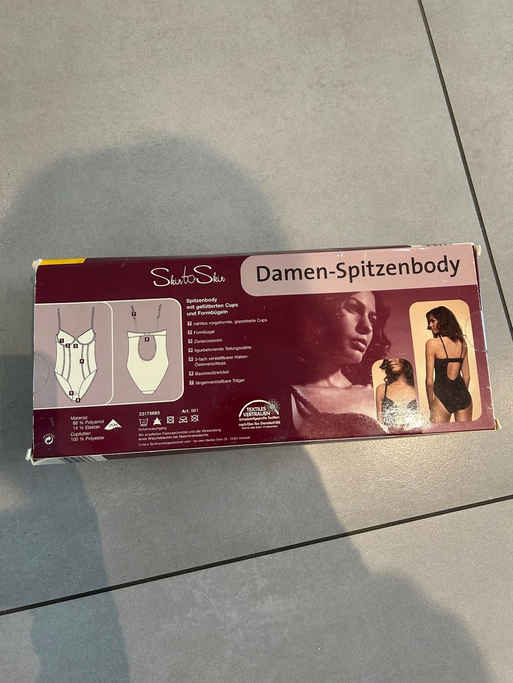 Altra biancheria intima: Damen-Spitzenbody – Nuovo e nell'imballaggio originale da Wynau venduto da eclub 5