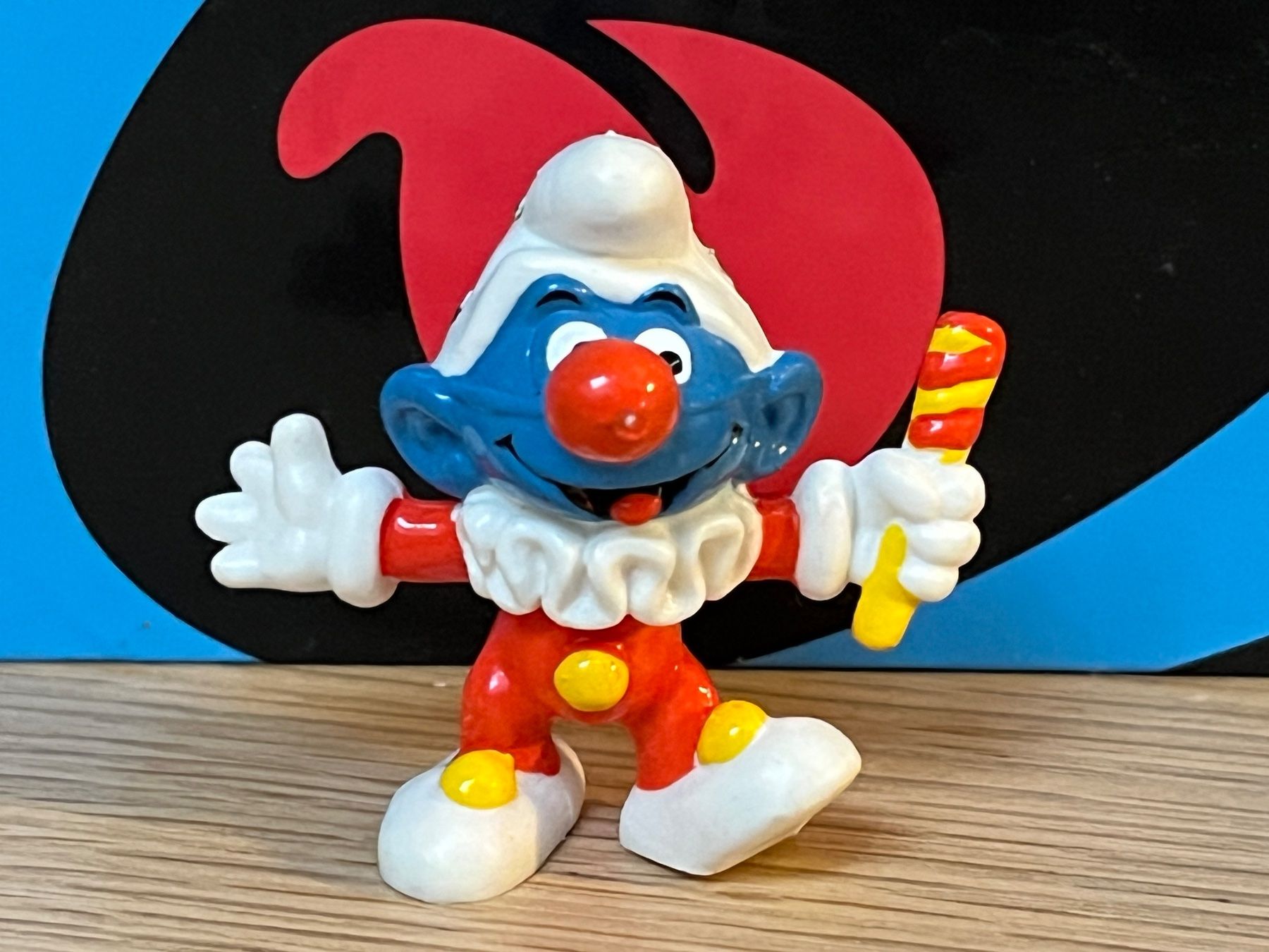 Mc Donald's Statuette: Clown-Schlumpf, orange – Usato da Lyss venduto da Duckszone