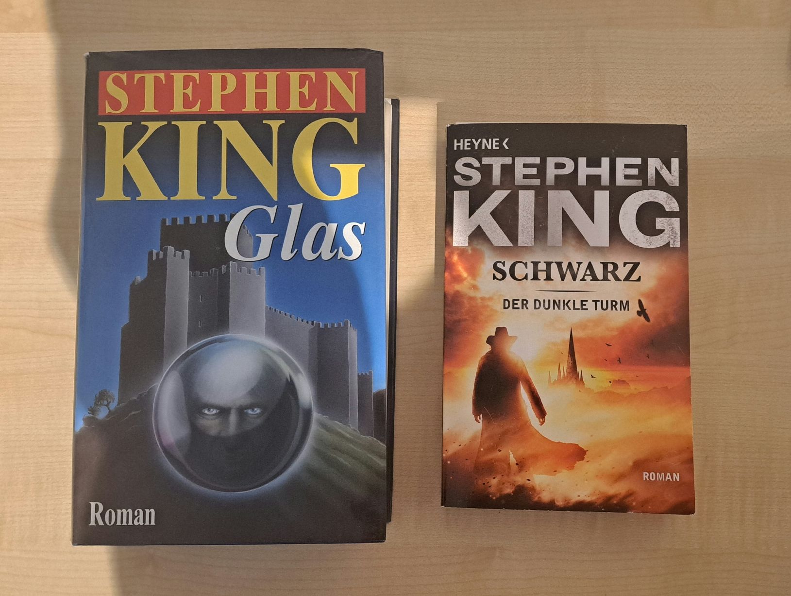 Libri: 2x Stephen King Romane Glas & Schwarz – Usato da Seengen venduto da ja6_65wp