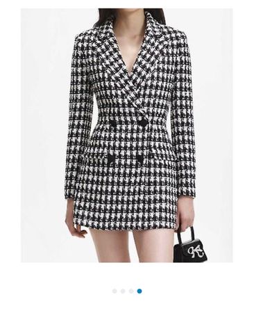 Robe Imprimé Pied-de-poule,.T-L Élégante  NEU