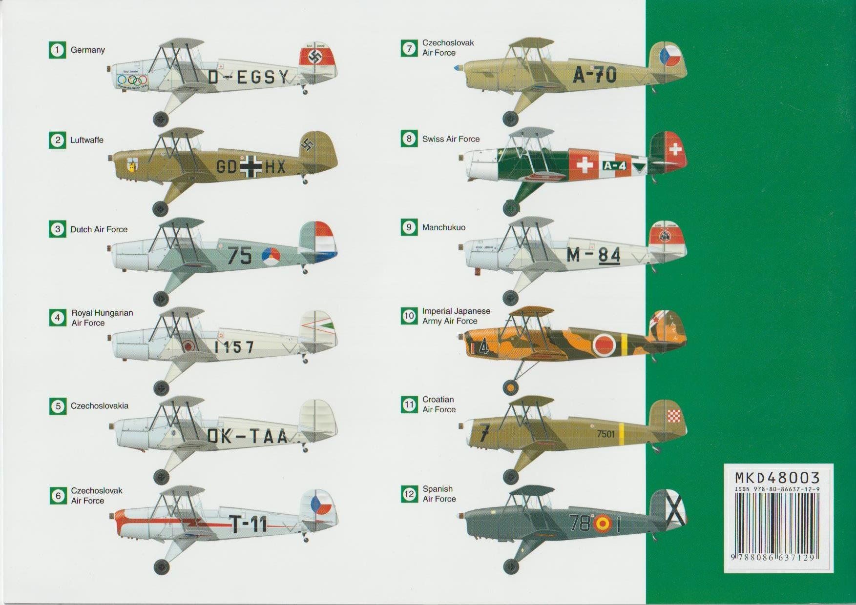 Kit di modellismo & Modellini statici: Decals zu Bücker Bü 131 Jungmann 1/48 – Nuovo (secondo la descrizione) da Bözen venduto da jackieoh 1