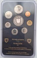 SET de monnaie suisse de 1986 non circulé Fleur de coin