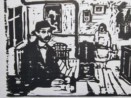 FRANZ K. OPITZ ORIGINAL HOLZSCHNITT SIGNIERT NUMMERIERT