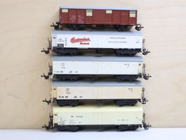 Zeuke 5 x grosse Güterwagen Set Spur TT Berlin