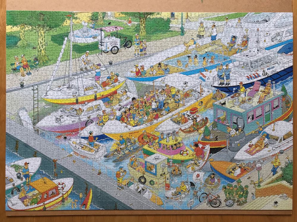 Puzzle Jan van Haasteren 2000 Teile die Schleuse Kaufen auf Ricardo