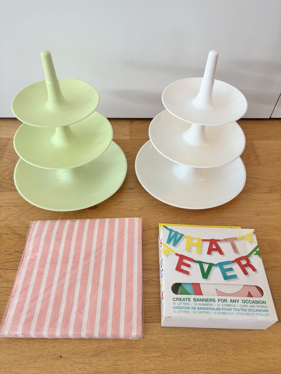 Tutte le decorazioni: Partyset mit Etagère – Usato da Zürich venduto da Lilyshop11