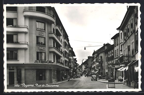Cartoline postali: AK Payerne, Rue de Lausanne – Usato da Berlin venduto da bartko-reher
