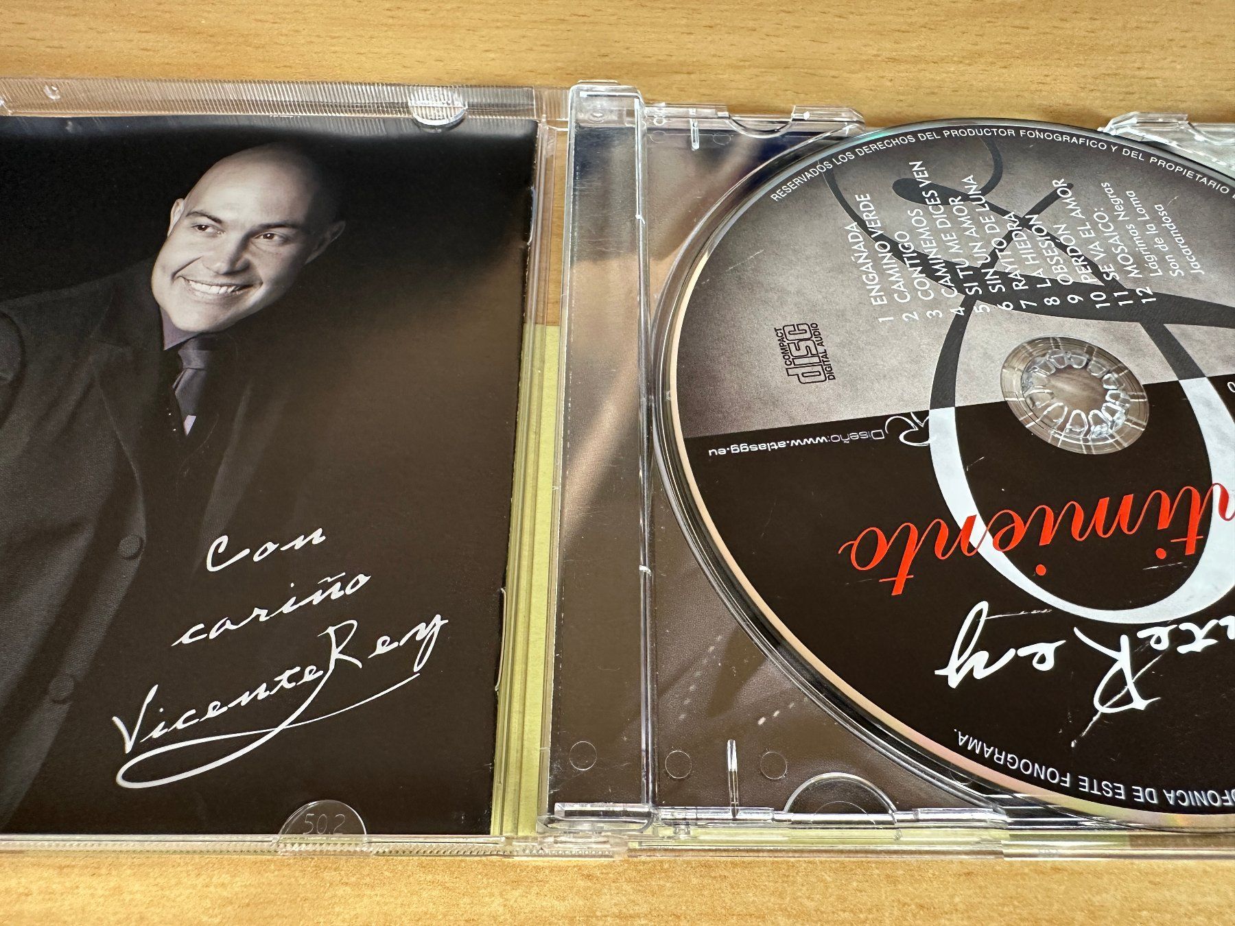 CDs: Vicente Rey - Sentimientos - Boleros – Gebraucht aus Rikon im Tösstal von Alpenmutz 2