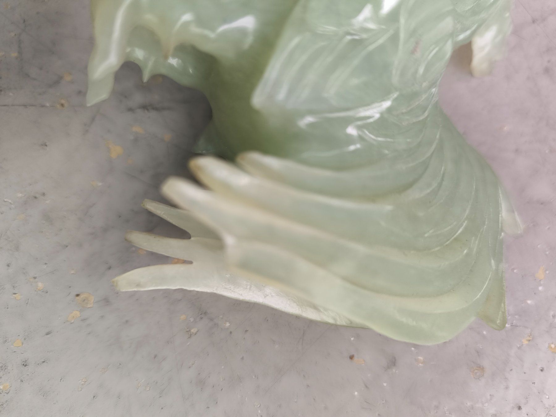 Statuette: Antike, handgeschnitzte Jade-Figur aus China – Usato da Zürich venduto da Decours 4