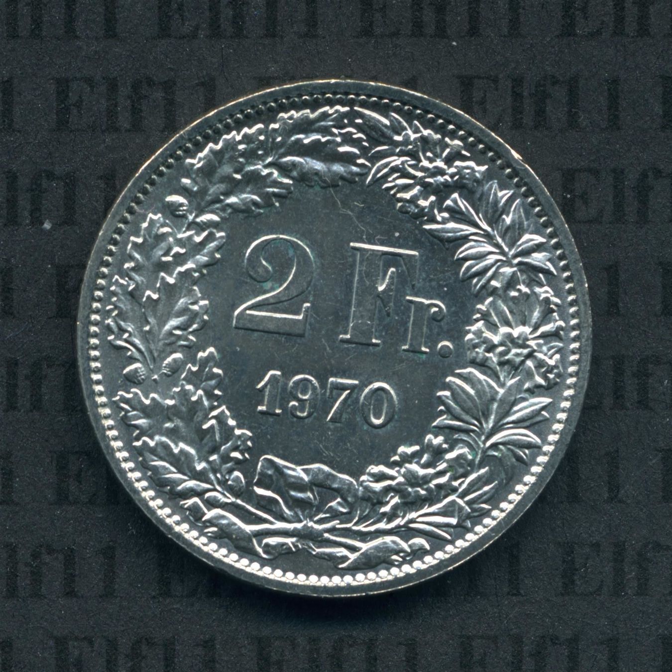 Tutti le monete: CHF___2.00 1970 stgl 2 Franken – Nuovo (secondo la descrizione) da Widnau venduto da Elf11