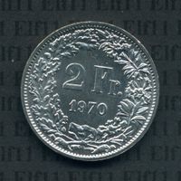 CHF___2.00 1970 stgl 2 Franken