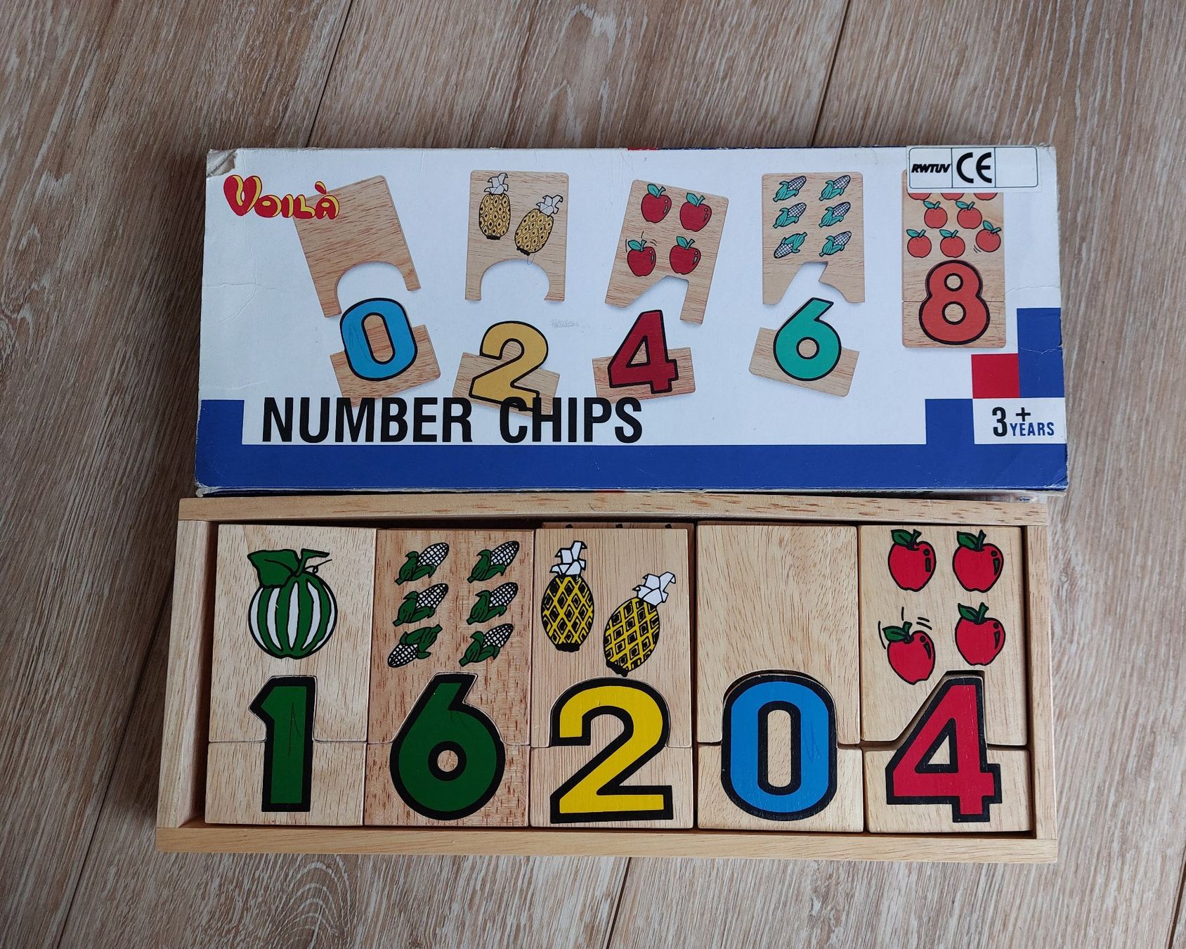Puzzle: Holzpuzzle Zahlen spielend lernen – Usato da Wallenwil venduto da milliwa 1