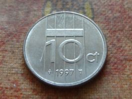 PAYS-BAS  Nederland  10  Cent  1997  (P)