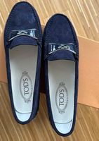 TOD'S dunkelblaue Moccasins Gr.38