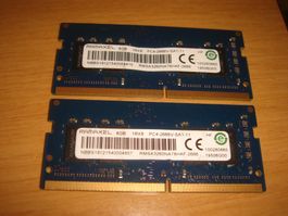 2 stück 8gb ddr4 2666 RAM für Laptop.