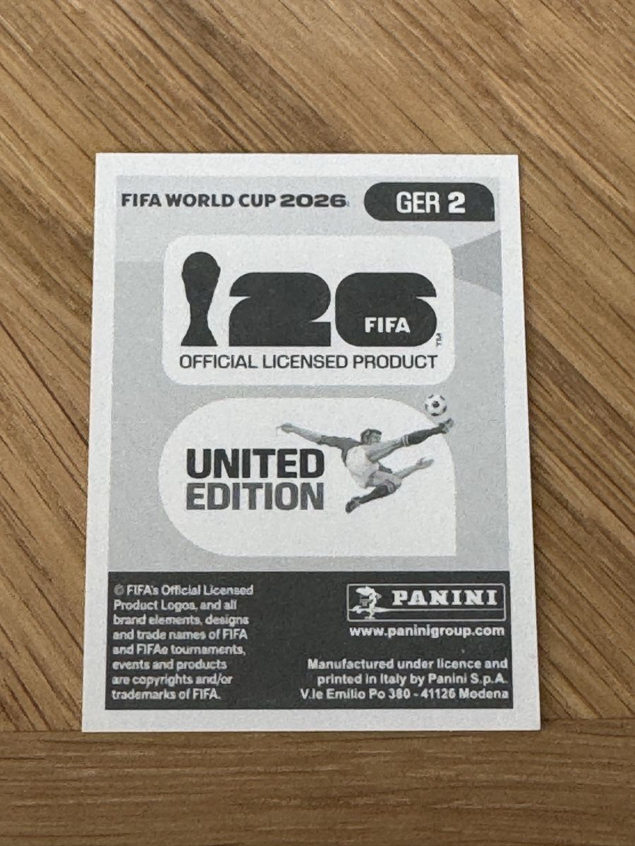 Panini Carte collezionabili: Panini 2026 GER 2 – Nuovo (secondo la descrizione) da Grand-Lancy venduto da cyr_n5ky 1